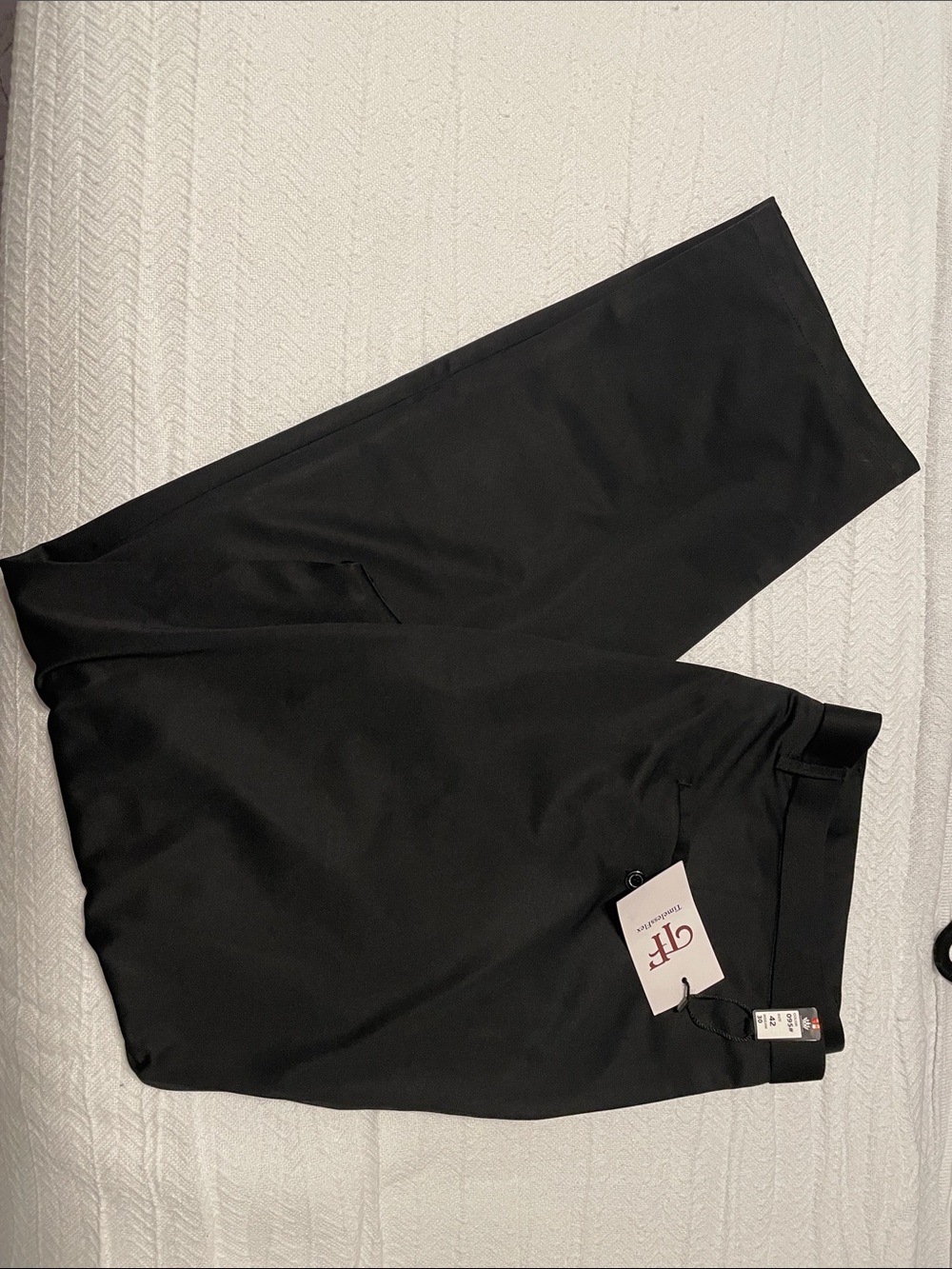 NWT Men’s Black Dress/golf Pants - Classic Flat Front